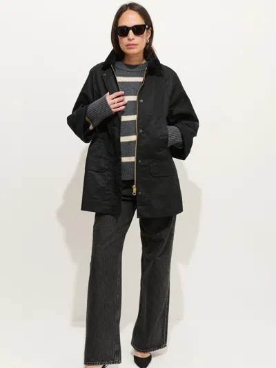 Alex Mill Chiltern Street Jacket In Waxed Cotton In Black