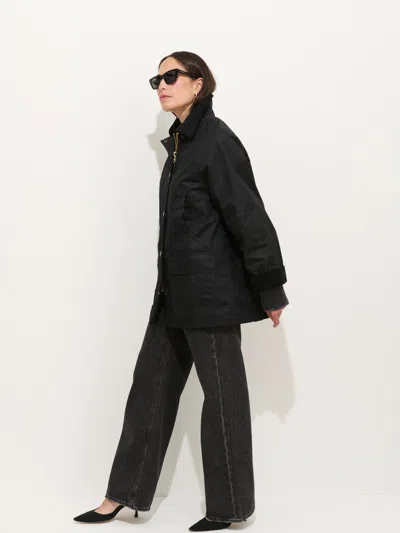 Alex Mill Chiltern Street Jacket In Waxed Cotton In Black
