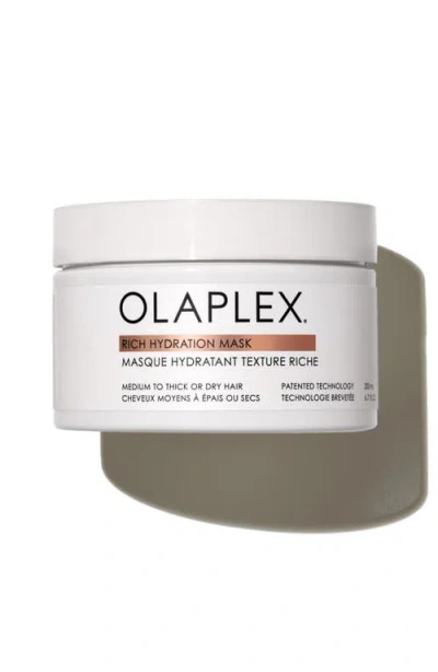 Olaplex Rich Hydration Mask For Dry Or Medium To Thick Hair 6.7 Oz. In White
