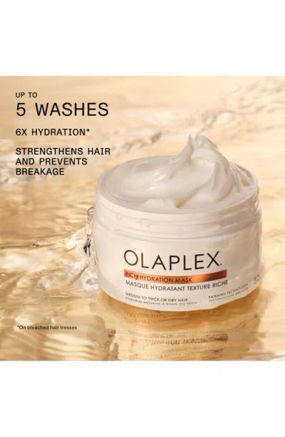 Olaplex Rich Hydration Mask For Dry Or Medium To Thick Hair 6.7 Oz. In White