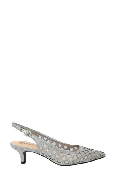 Bella Vita Women's Noel Slingback Pointed Toe Pumps In Silver