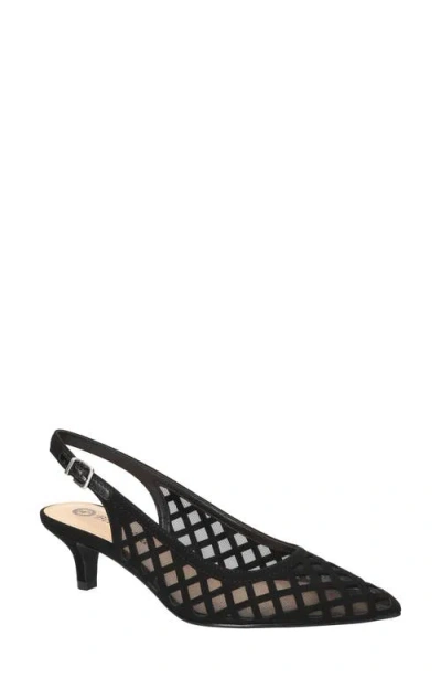 Bella Vita Women's Noel Slingback Pointed Toe Pumps In Black