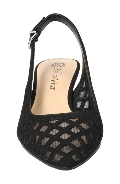 Bella Vita Women's Noel Slingback Pointed Toe Pumps In Black