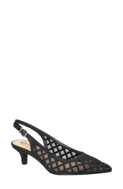 Bella Vita Women's Noel Slingback Pointed Toe Pumps In Black