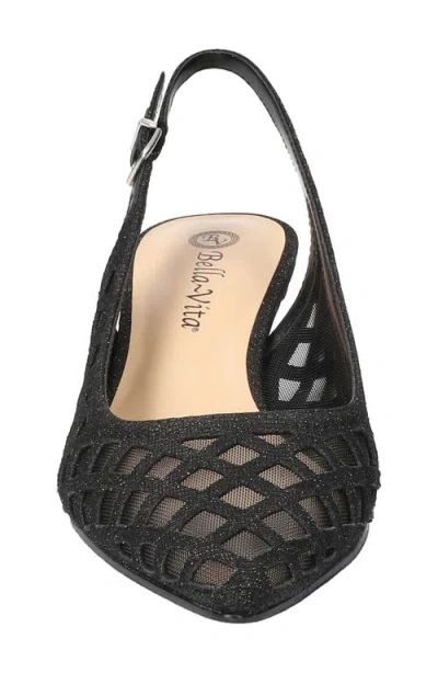 Bella Vita Women's Noel Slingback Pointed Toe Pumps In Black