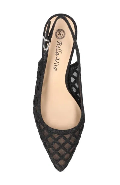 Bella Vita Women's Noel Slingback Pointed Toe Pumps In Black