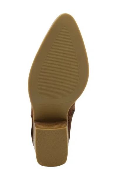 Mia Women's Clorinda Pointed Toe Western Style Boots In Brown