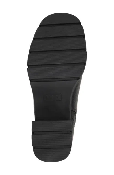 Mia Women's Panola Stacked Heel Lug Sole Chelsea Booties In Black