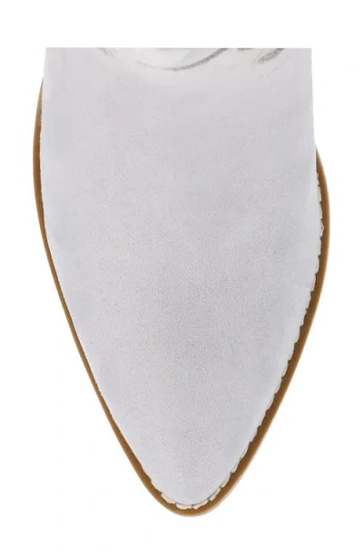 Mia Women's Crosley Pointed Toe Western Mid-shaft Boots In Blue