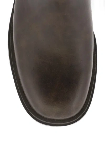 Mia Women's Panola Stacked Heel Lug Sole Chelsea Booties In Brown