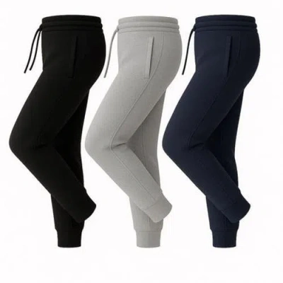 Benben 3 Pack Ultra Soft Fleece Jogger Sweatpants In Multi