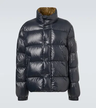 Moncler Men Tripiti Short Down Jacket Navy In Blue