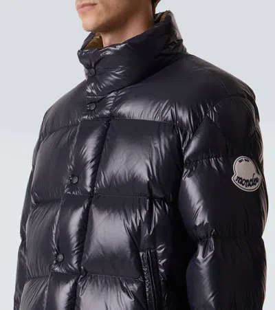 Moncler Men Tripiti Short Down Jacket Navy In Blue