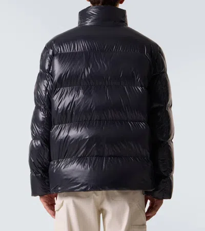 Moncler Men Tripiti Short Down Jacket Navy In Blue