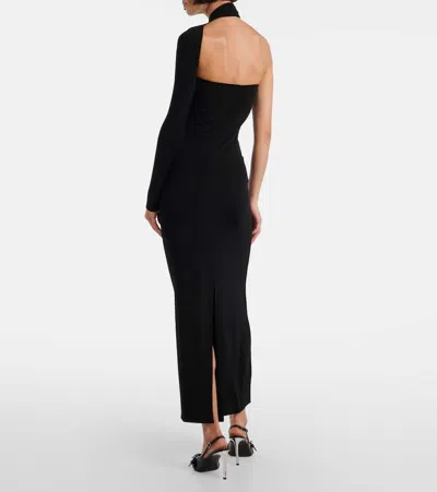 Courrèges Black Viscose Cocktail Dress In Black