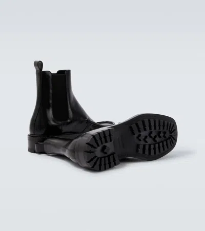 JOE皮革切尔西靴