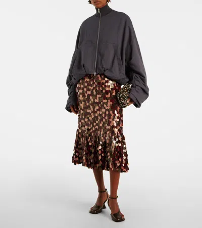 Dries Van Noten "haqua" Jacket In Gray