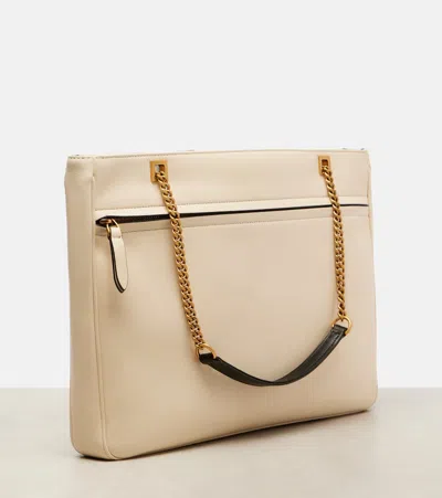 Valentino Viva Superstar Medium Leather Tote Bag In Black