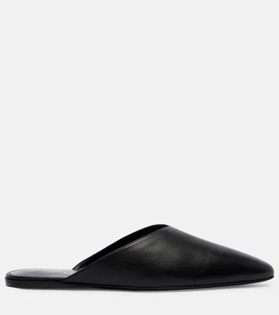 HOMEBODY皮革穆勒鞋