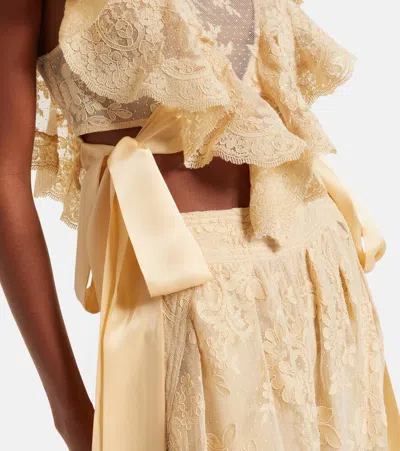 HYPNOTIC荷叶边蕾丝上衣