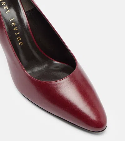 Herbert Levine Pure And Simple Leather Pumps In Multi