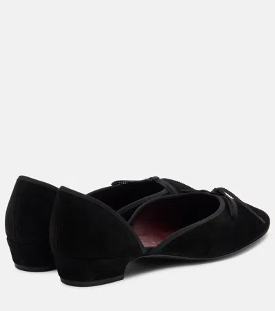 247绒面革芭蕾舞平底鞋