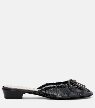 Herbert Levine Rain Check Pvc Mules In Multi