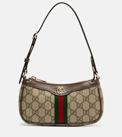 Gucci Ophidia Mini Gg Shoulder Bag In Neutral