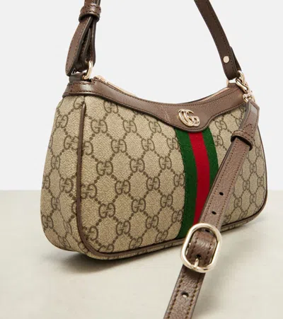 Gucci Ophidia Small Gg Shoulder Bag In Sand