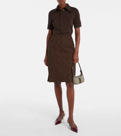 Gucci Ophidia Mini Gg Shoulder Bag In Neutral