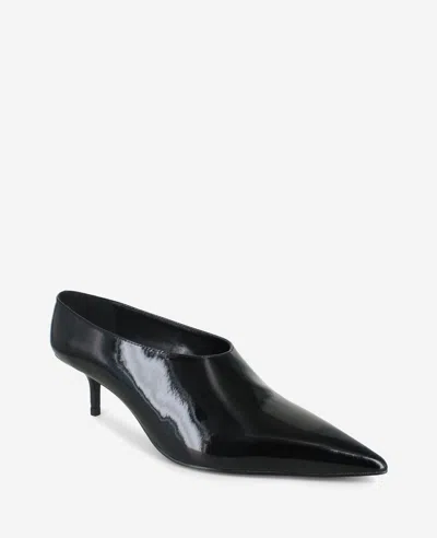 Kenneth Cole Linxie Patent High Vamp Pump In Black