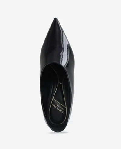 Kenneth Cole Linxie Patent High Vamp Pump In Black