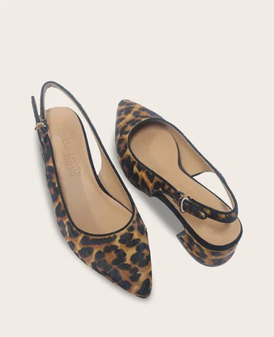Gentle Souls Women's Georgia Slingback Pumps In Animal Print