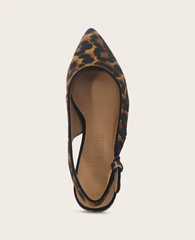 Gentle Souls Women's Georgia Slingback Pumps In Animal Print