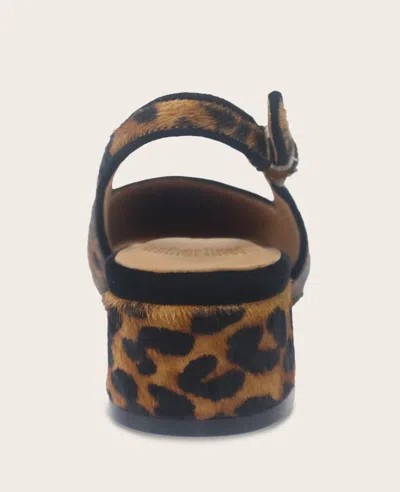 Gentle Souls Women's Georgia Slingback Pumps In Animal Print