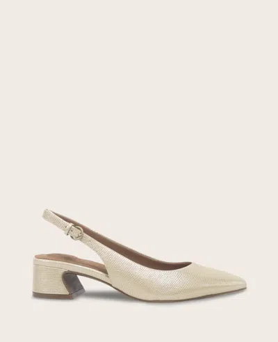 Gentle Souls Georgia Slingback Pointed Toe Pump In Neutral