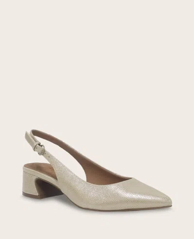 Gentle Souls Georgia Slingback Pointed Toe Pump In Neutral