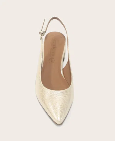 Gentle Souls Georgia Slingback Pointed Toe Pump In Neutral