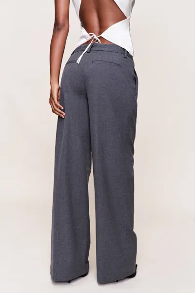 Danielle Guizio Ny Willow Pant In Gray