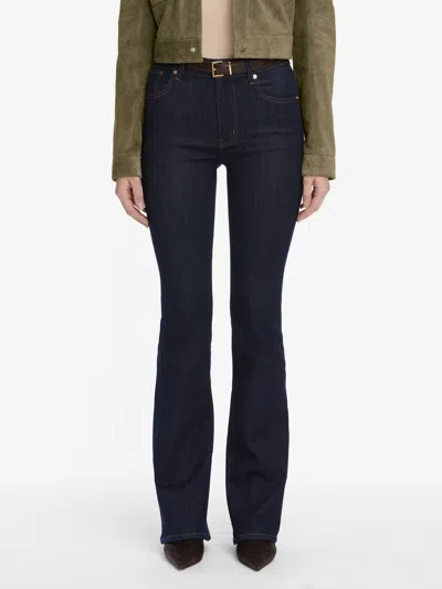 Frame The Reboot Bootcut Jeans In Blue