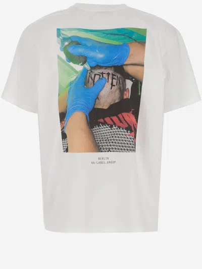 44 Label Group M White Oversized T-shirt  In White