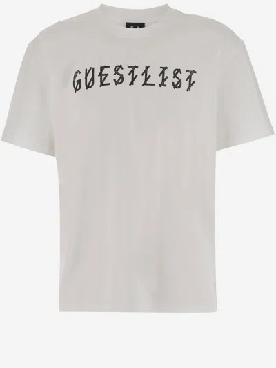 44 Label Group Cotton T-shirt With Print In White