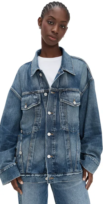 Agolde Woman Blue Jackets