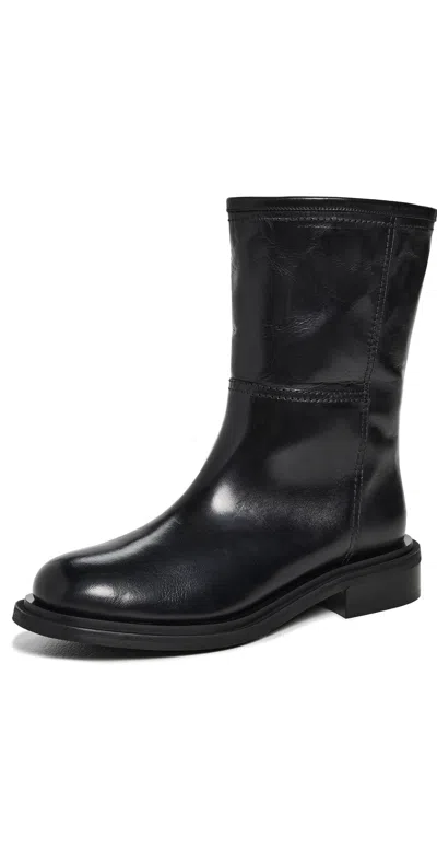 Atp Atelier Sirone Round-toe Boots In Black