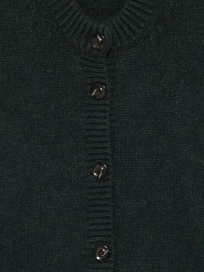 Soeur Womens Vert Foret Leonard Knitted Wool Cardigan In Green