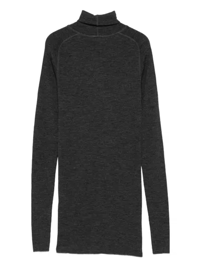 Soeur Turtleneck Wool Sweatshirt In Black
