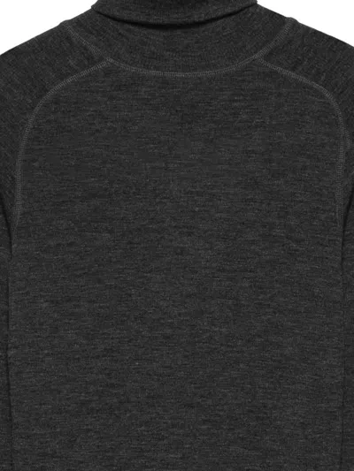 Soeur Turtleneck Wool Sweatshirt In Black
