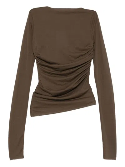 Soeur Gaia Tshirt Clothing In Brown