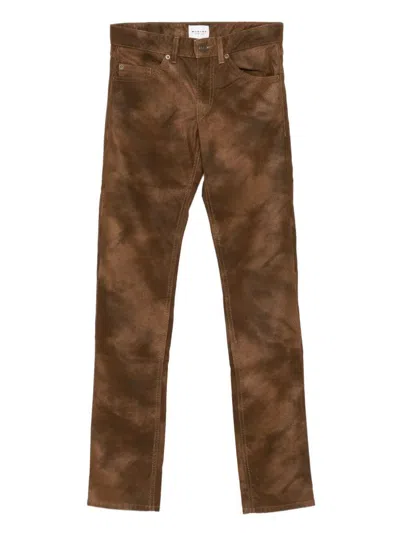 Isabel Marant Étoile Shade-effect Trousers In Brown