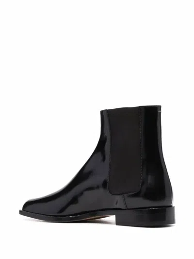Maison Margiela Tabi Chelsea Boots Shoes In Black